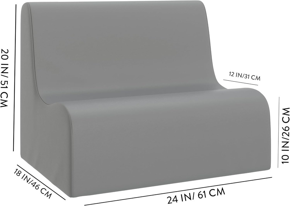 Medium Contour Sofa, Mix-And-Match Kids Chairs, Sofas, Corner Ottomans and Cubes