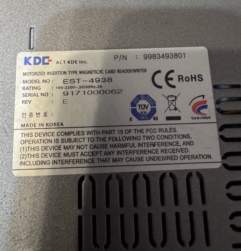 Assa Abloy Vingcard EST 4938 Encoder HiCo & LoCo