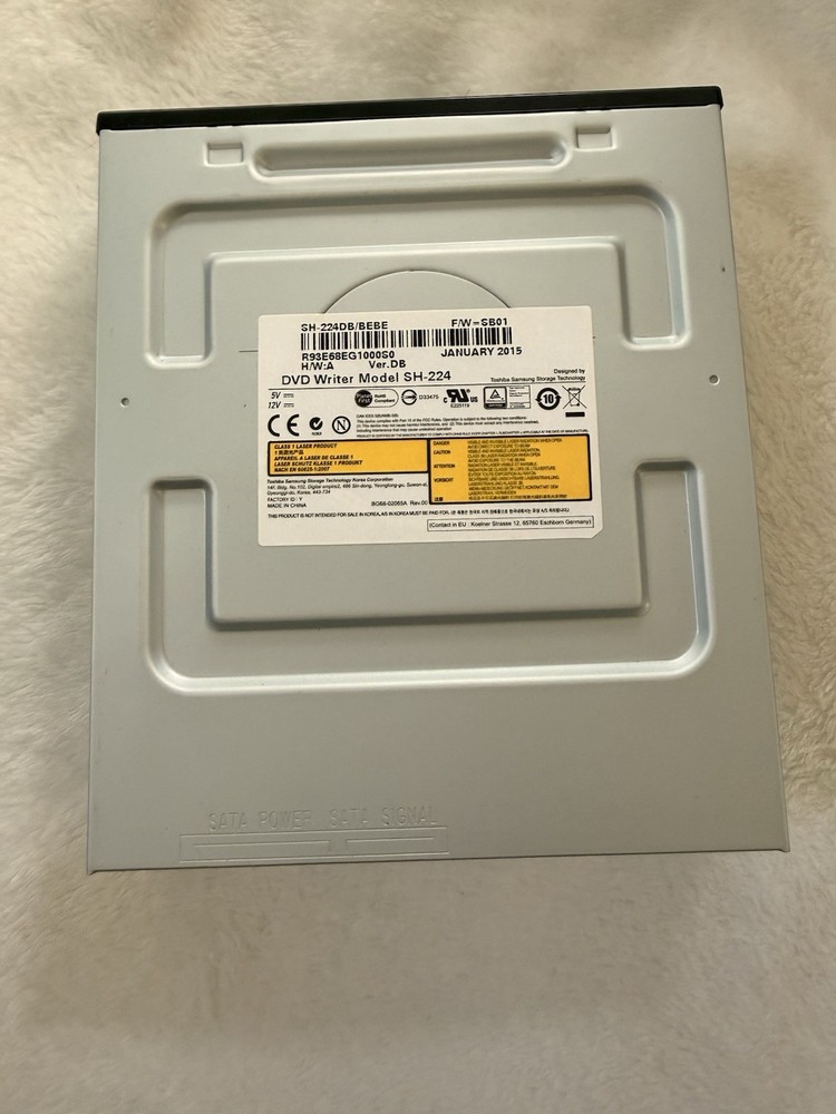 Samsung Super WriteMaster SH-224 SATA CD DVD Optical Disk Drive Reader Writer