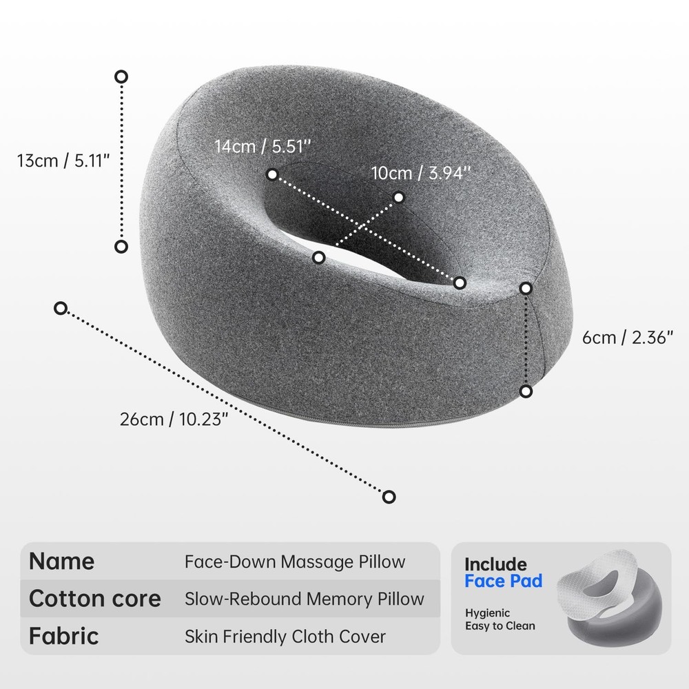 Down Pillows for Massage Table, Massage Headrest for Bed, Pillow for Stomach ...