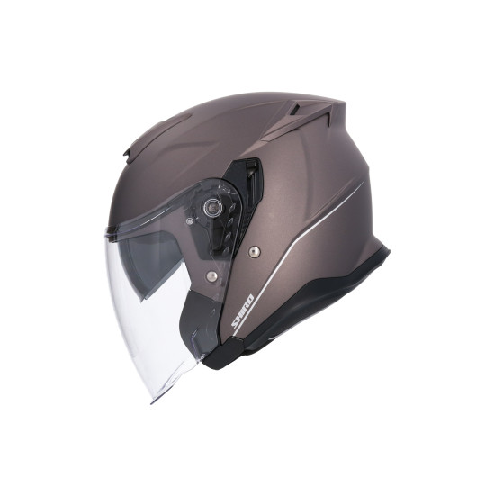 Screen Helmet SHIRO Capri Jet Mirror Silver