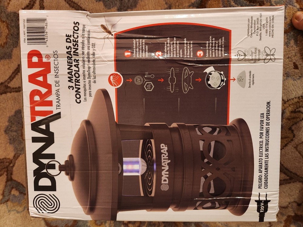 New DynaTrap Insect and Mosquito Trap | Longer Lasting Bulb | 1/2 Acre Coverage