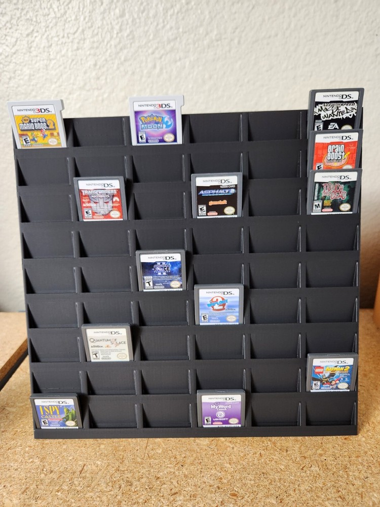 Nintendo DS/3DS Game Display - Holds 54 Games