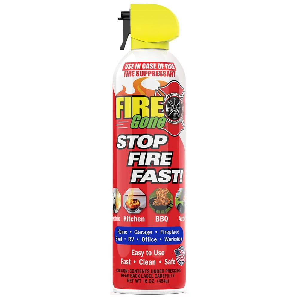 16 Oz. A:B:C Multiple Use Fire Extinguisher Spray Suppressant