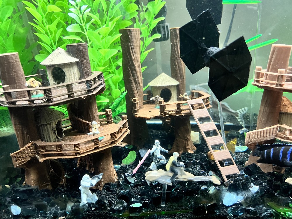 Star Wars Aquarium Decor (Endor Themed)