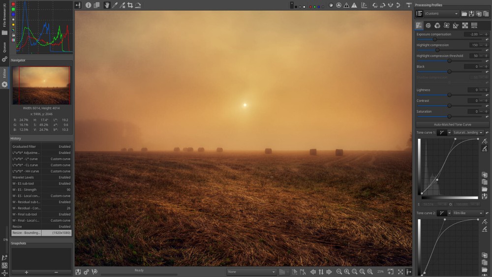 Raw Therapee Photo Processing Software, Image Editor, MacOS & Windows, USB/DVD