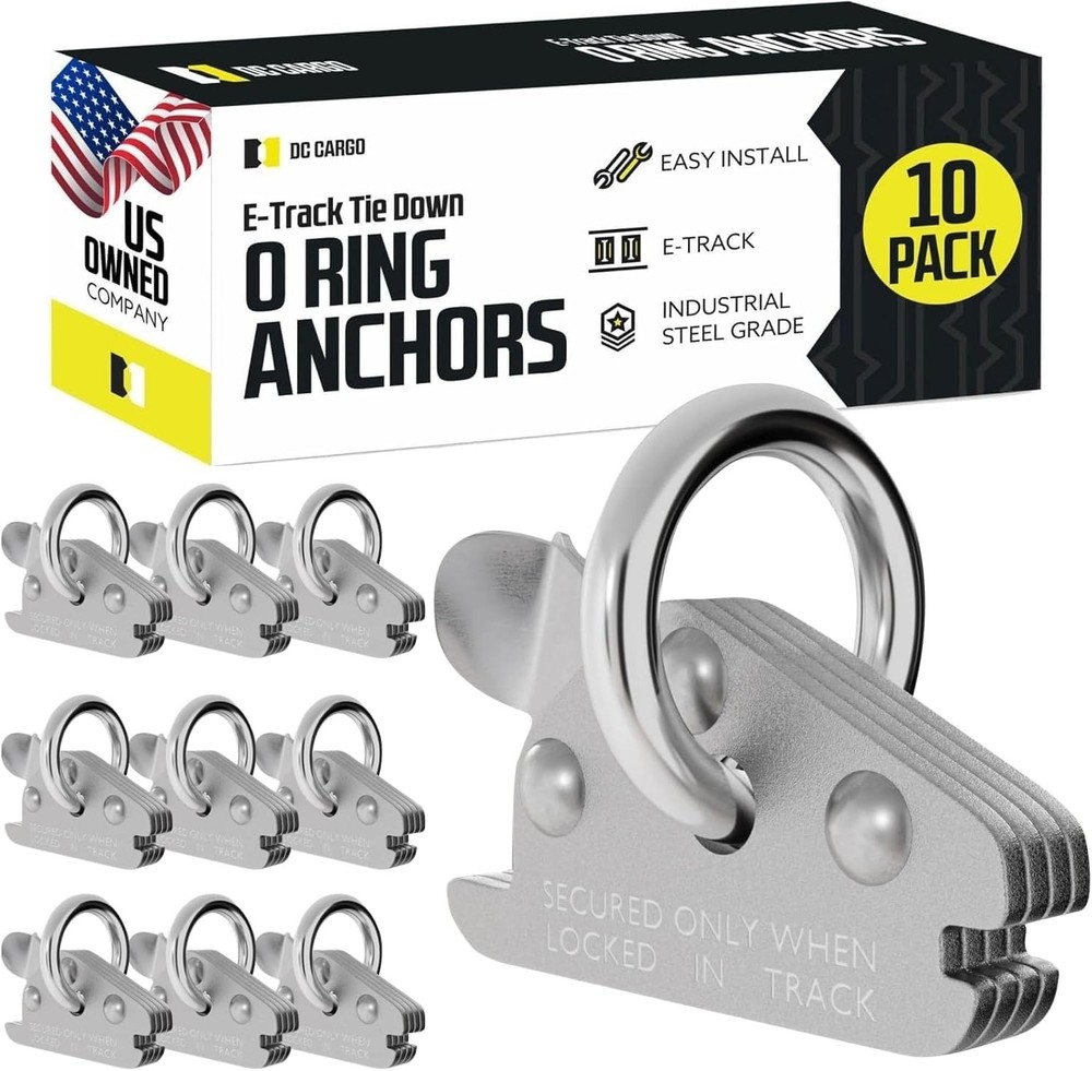 Heavy Duty O Ring Pack 10 - 6000Lbs Strength