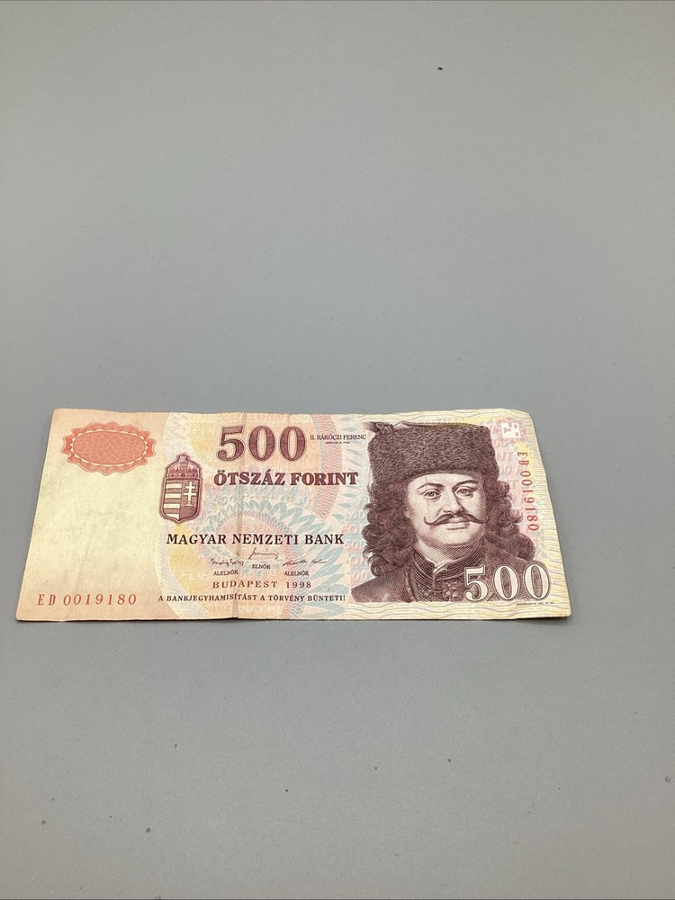 HUNGARY 500 Forint Banknote 1998
