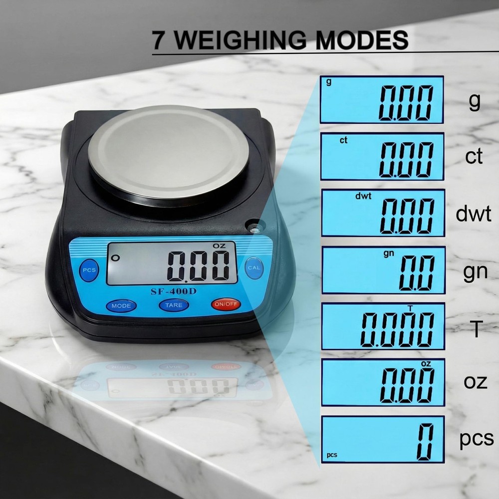 Science Digital Scale Electronic Lab Balance Precision 0.01g Accuracy Laborat...