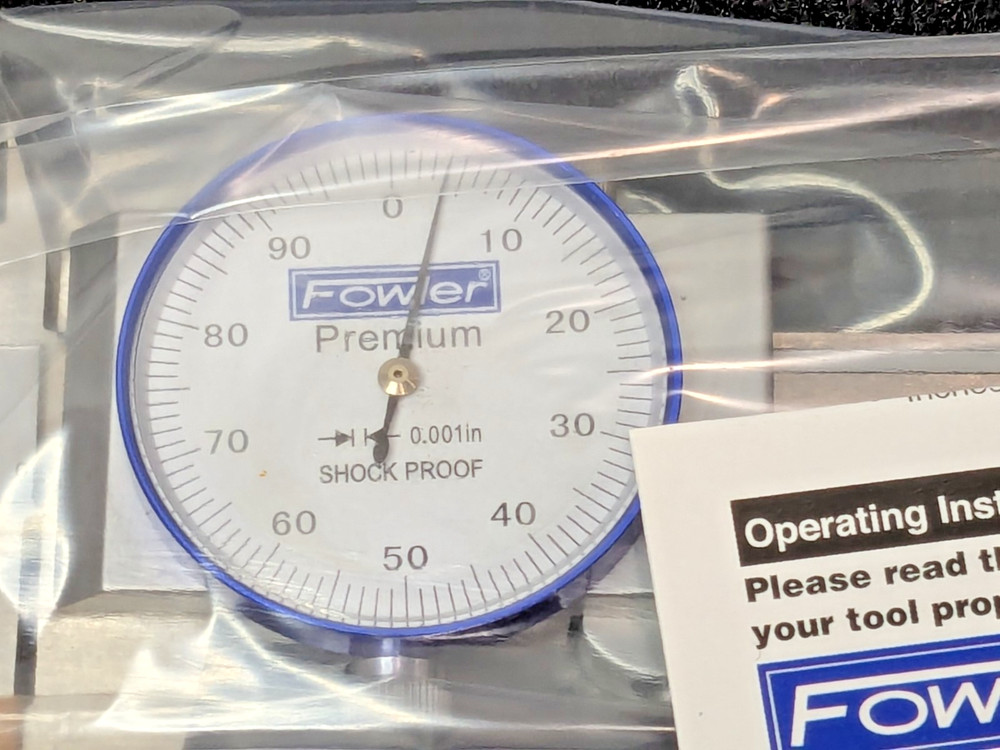 Fowler Shockproof Dial Caliper White Dial 0 - 12" Range 52-008-712-0