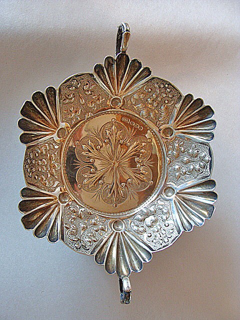 Ornate Sterling Silver Dish / Bowl ... 114 grams