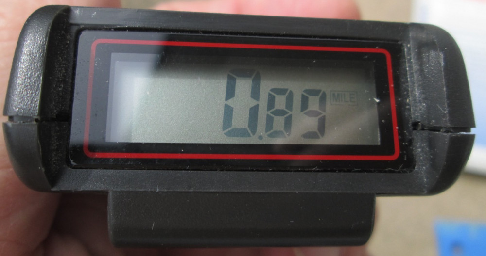 Robic M-377 Multi Mode LCD Pedometer and Stopwatch WORKS!