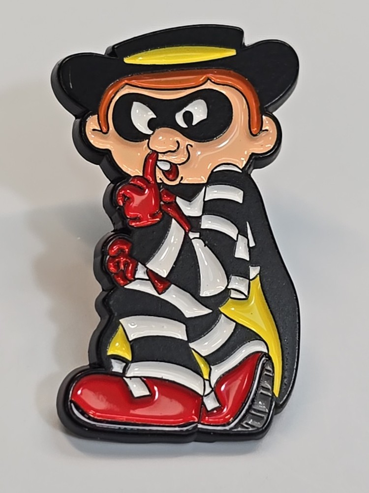 Hamburgerler McDonald's Character Lapel Pin