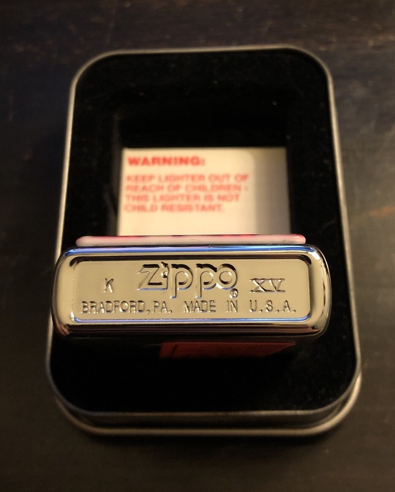 Zippo Lighter Jugular Cheetah Emblem 1999 Design