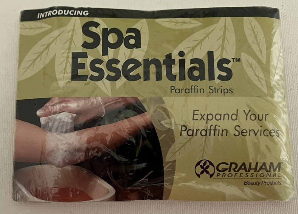 New Graham Professionals Spa Essentials Paraffin Wax Application Strips 1 Pack