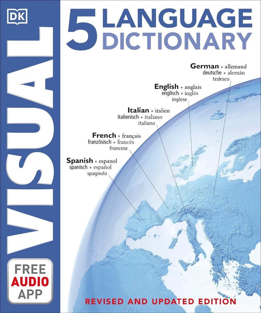 5 Language Visual Dictionary by DK (English) Paperback Book