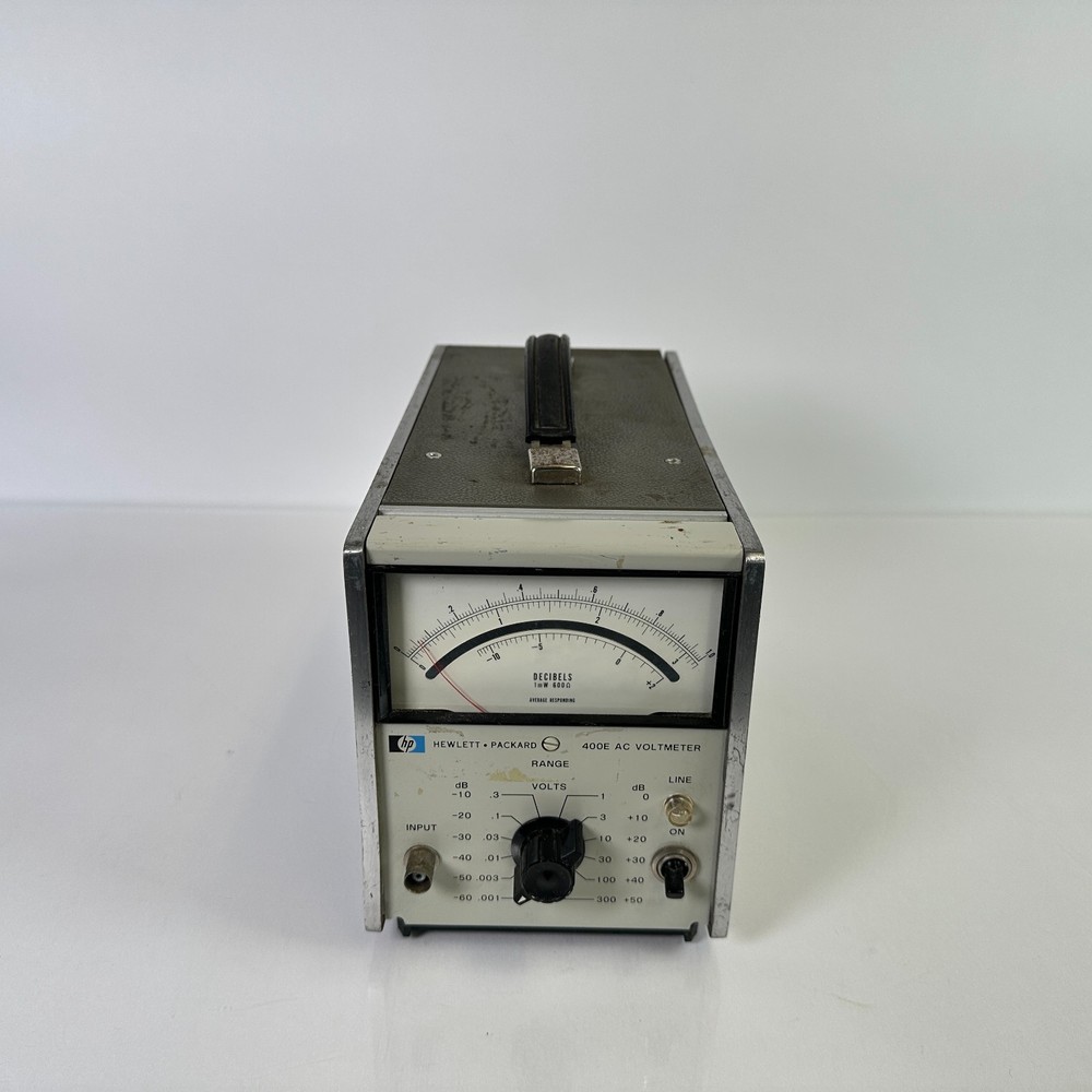 HP Hewlett Packard 400E AC Voltmeter Vintage
