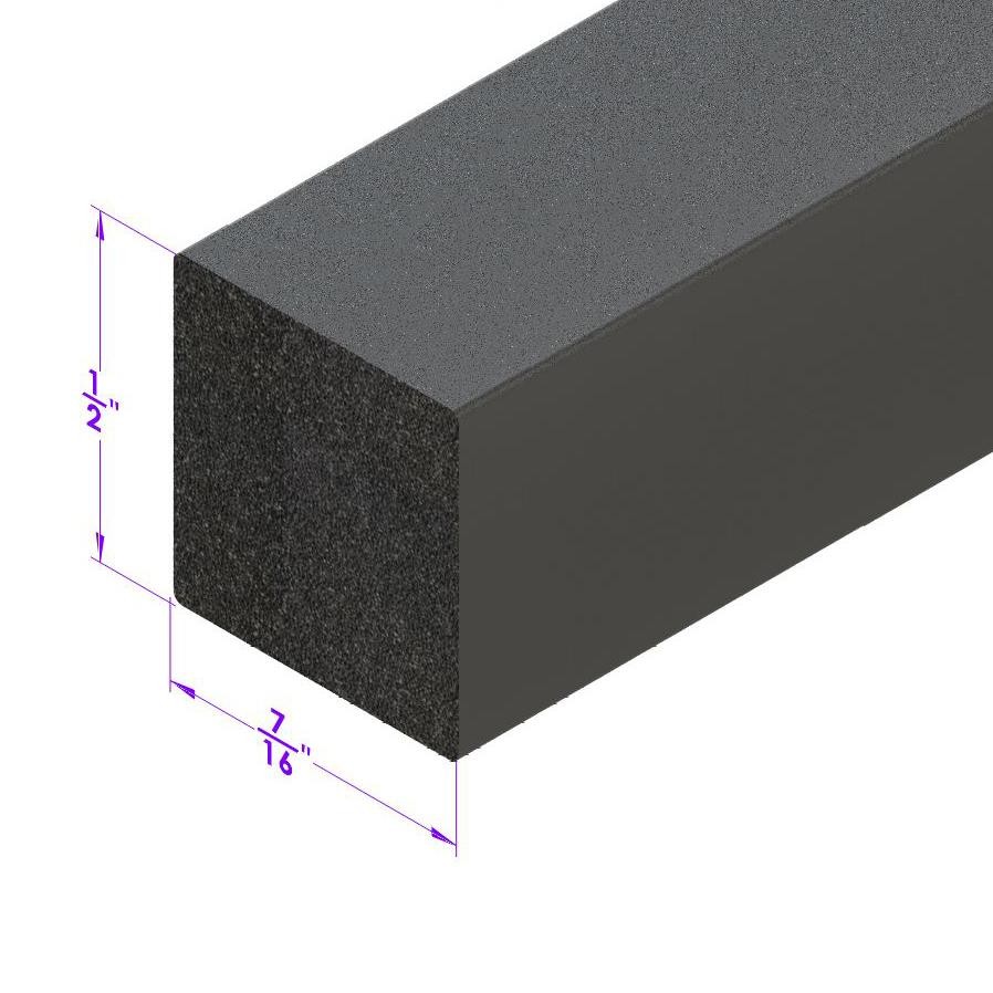 Sold By The Foot - .4875 Square Extrusion