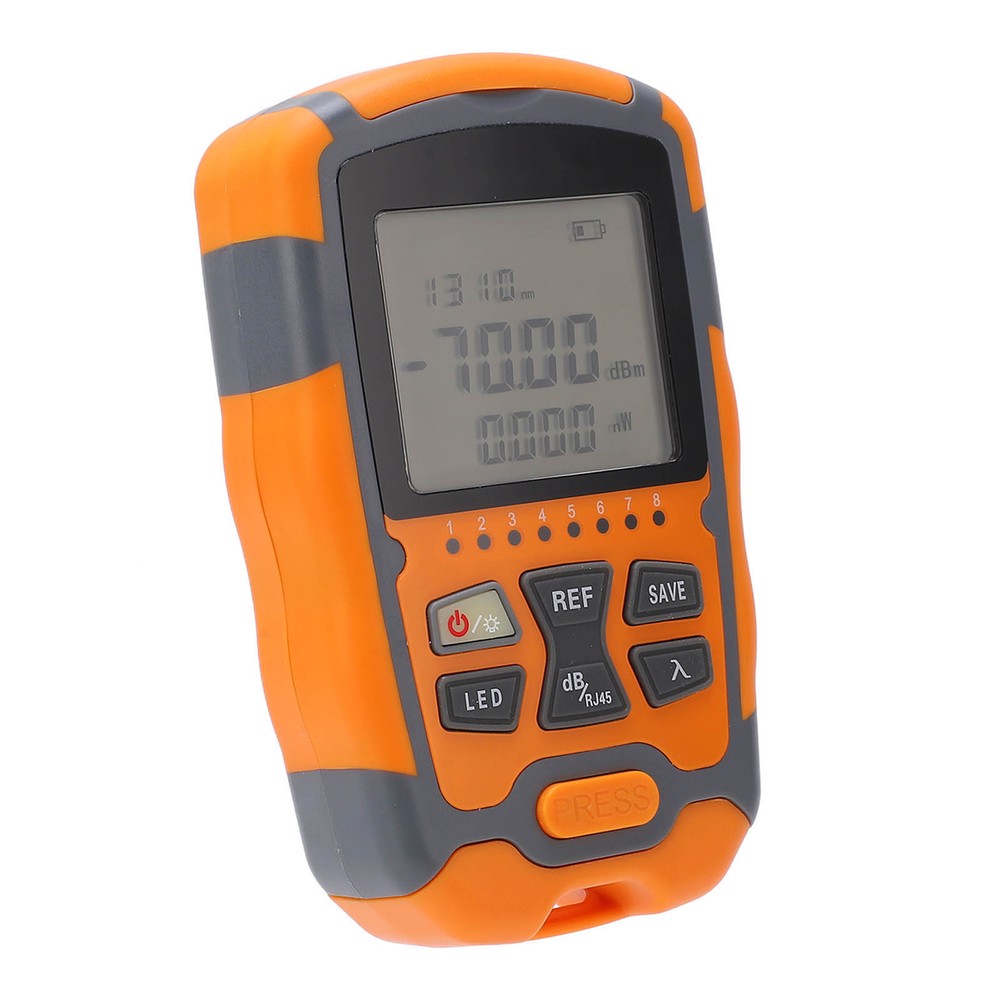 Mini Optical Power Meter Optical Fiber Cable Tester Multimeter With LED Light♡