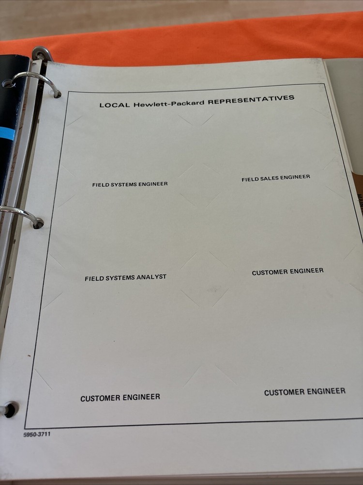 Hp 1000 Support Log Manual Used