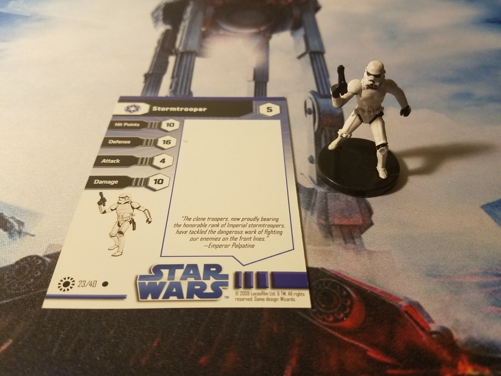 Star Wars Miniatures Jedi Academy 23 Stormtrooper