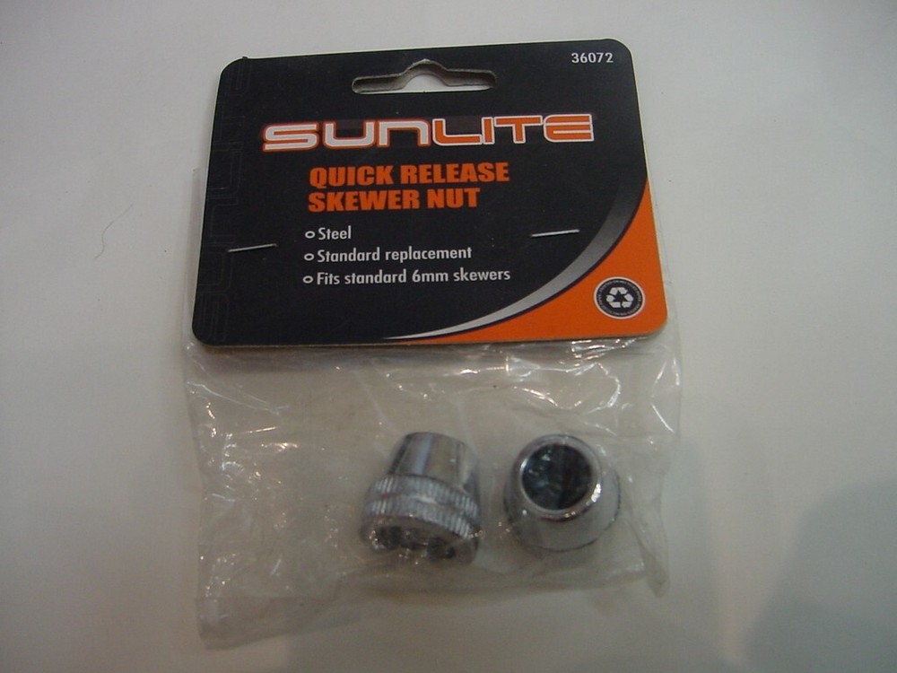 NEW - SUNLITE QUICK RELEASE SKEWER NUTS