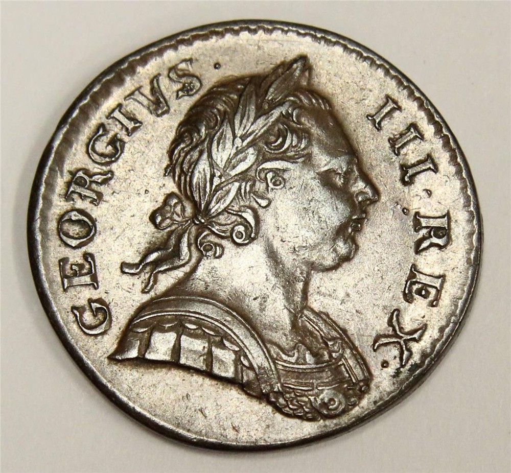 1772 Great Britain half penny