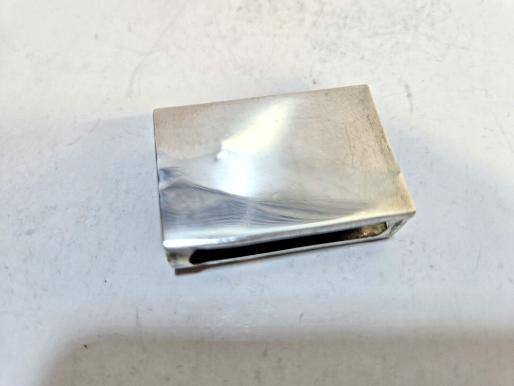 WEBSTER STERLING SILVER MATCHBOX MATCH BOX SAFE HOLDER CASE 6802/3