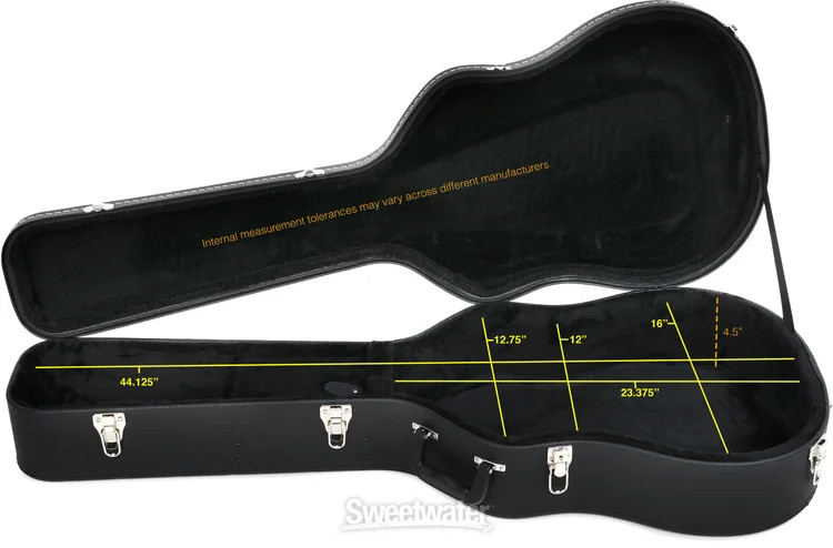 Fender Dreadnought Acoustic Guitar Case - Black