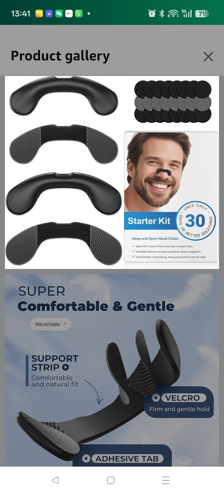 Nasal Strips for Snoring | Extra Strength Snoring Solution Nose Strips | Improve
