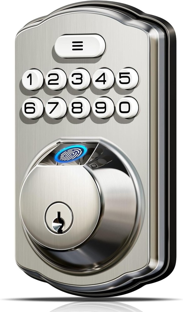 Durable KS02A Keyless Entry Door Lock - 20 User Codes & Auto-Lock Feature