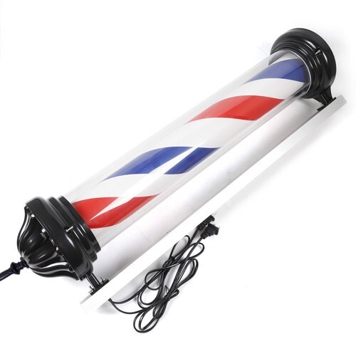 Professional Barber Rotating Light for Hair Salons - Wall Mount Design