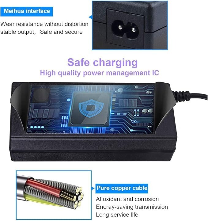 AC Adapter For Phantomgogo A8 A9 Smart Electric Scooter
