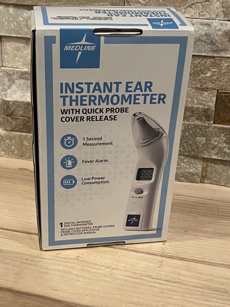 Medline Ear Thermometer with Quick Probe Cover Release (REF MDS9700)