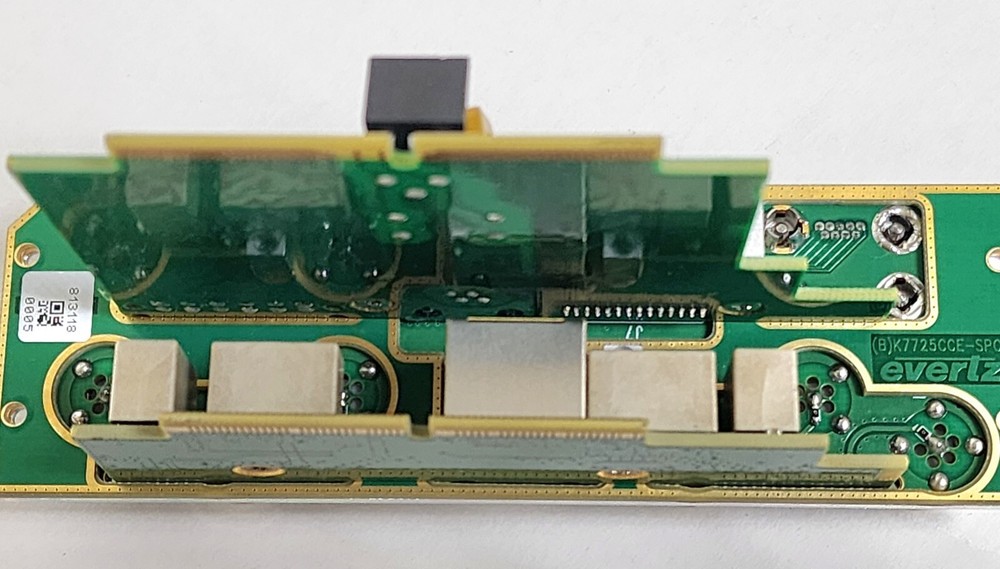 Evertz 7825CCE-3G Rear Plate Back Plane Backplane
