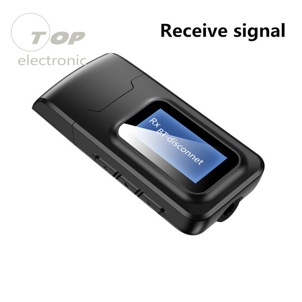 Bluetooth 5.0 Transmitter Receiver 2 IN 1 Wireless Audio 3.5mm USB Aux Adapter