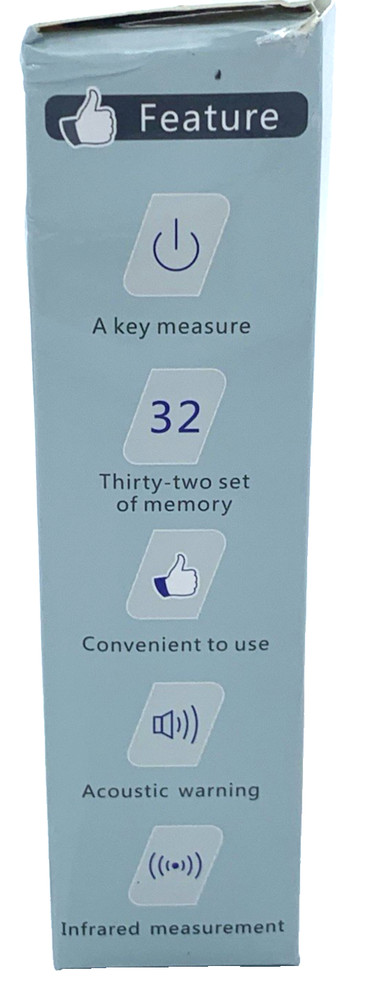 Non-Contact Infrared Digital Thermometer LCD Display Memory Function New In Box