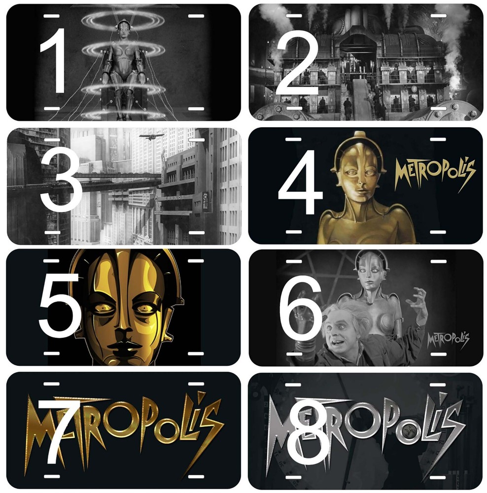 Metropolis Novelty Auto Car License Plate