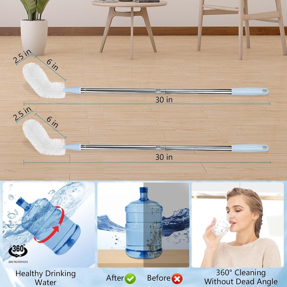 Long Bottle Brush Set for 3–5 Gallon Bottles
