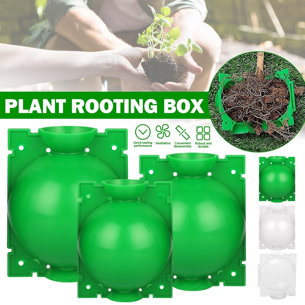 4-30Pcs Tree Root Growing Box Rooting Ball Grafting Tools Reusable High Pressure