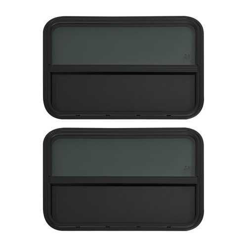 RV Window Rectangular Vertical Slide Window Clip-on Mounting Venting Window