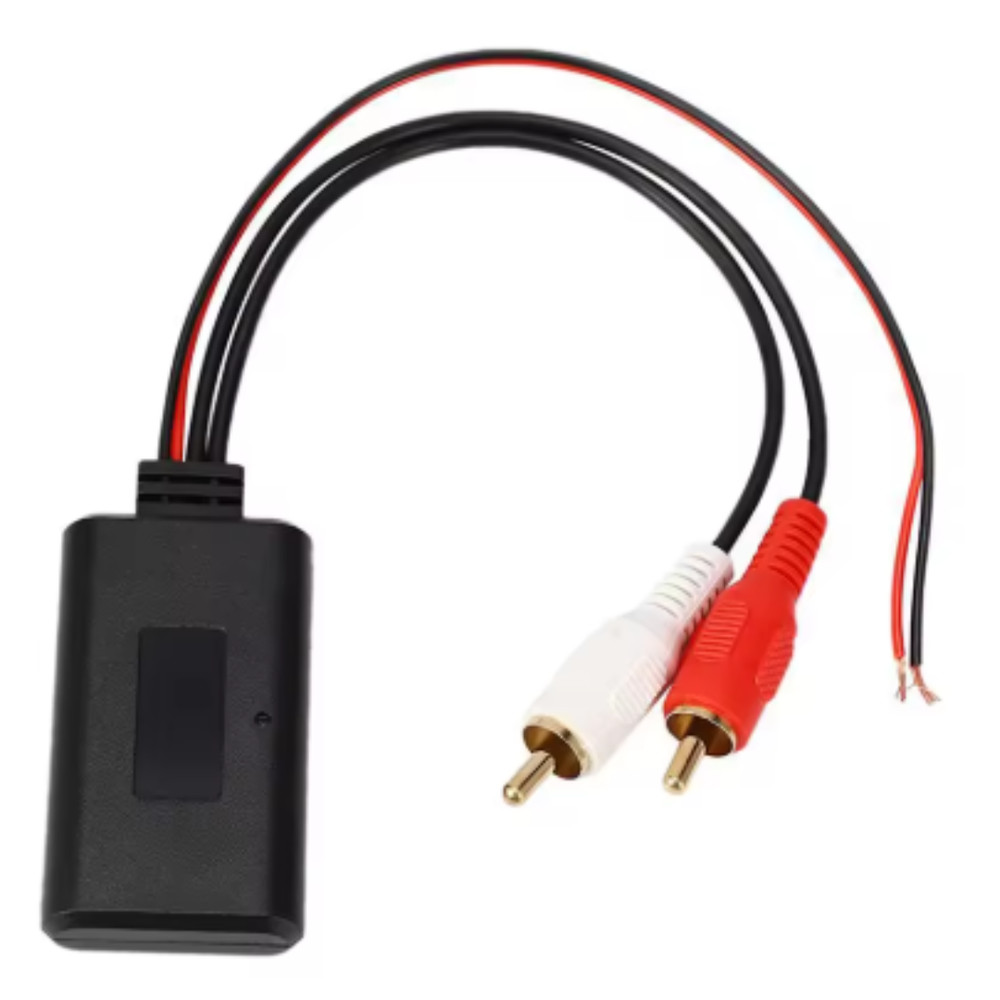 Car Audio Stereo Bluetooth AUX Receiver Module 2 RCA Interface Cable Adapter