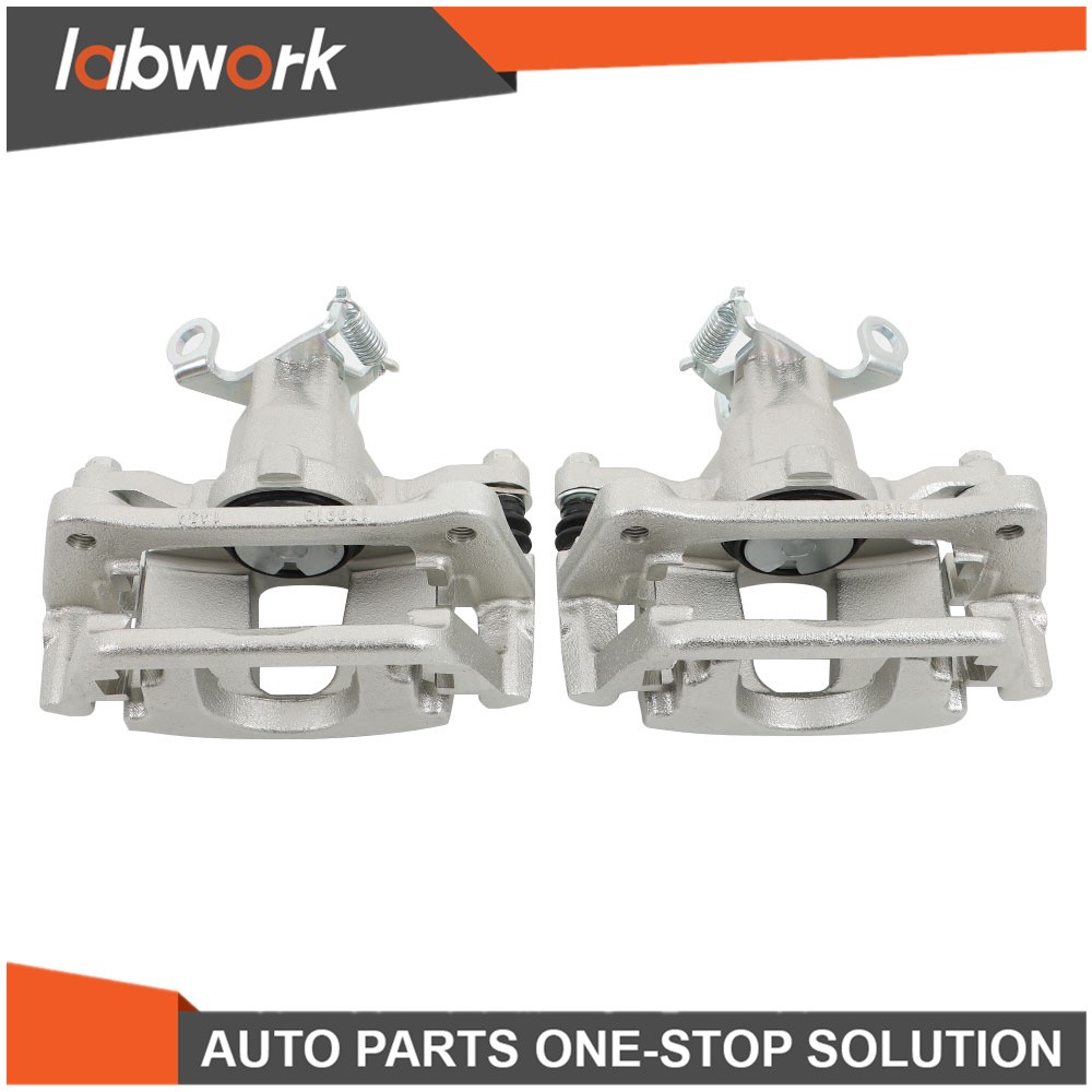Labwork Rear Left & Right Brake Calipers w/ Bracket For Dodge Journey 2012-2018