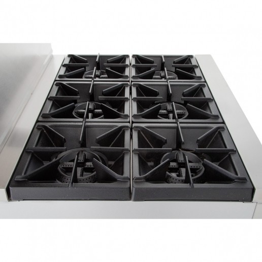 36" Range - 6 top burners and 1 standard oven