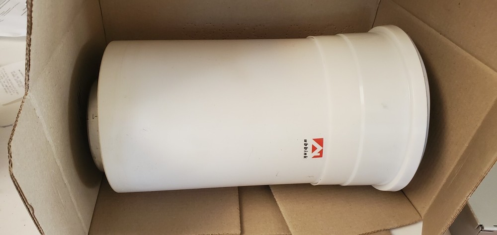 Rinnai 10" Extension Vent Pipe 224051 Ubbink Tankless Hot Water Non Condensing