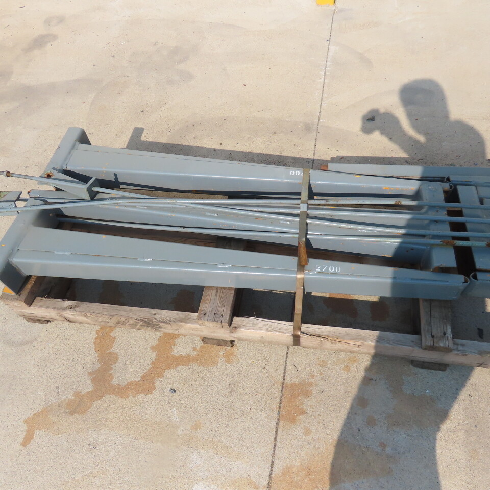 12' Tall Single Sided Cantilever Storage Rack 48" Deep 6' W In-between Arms