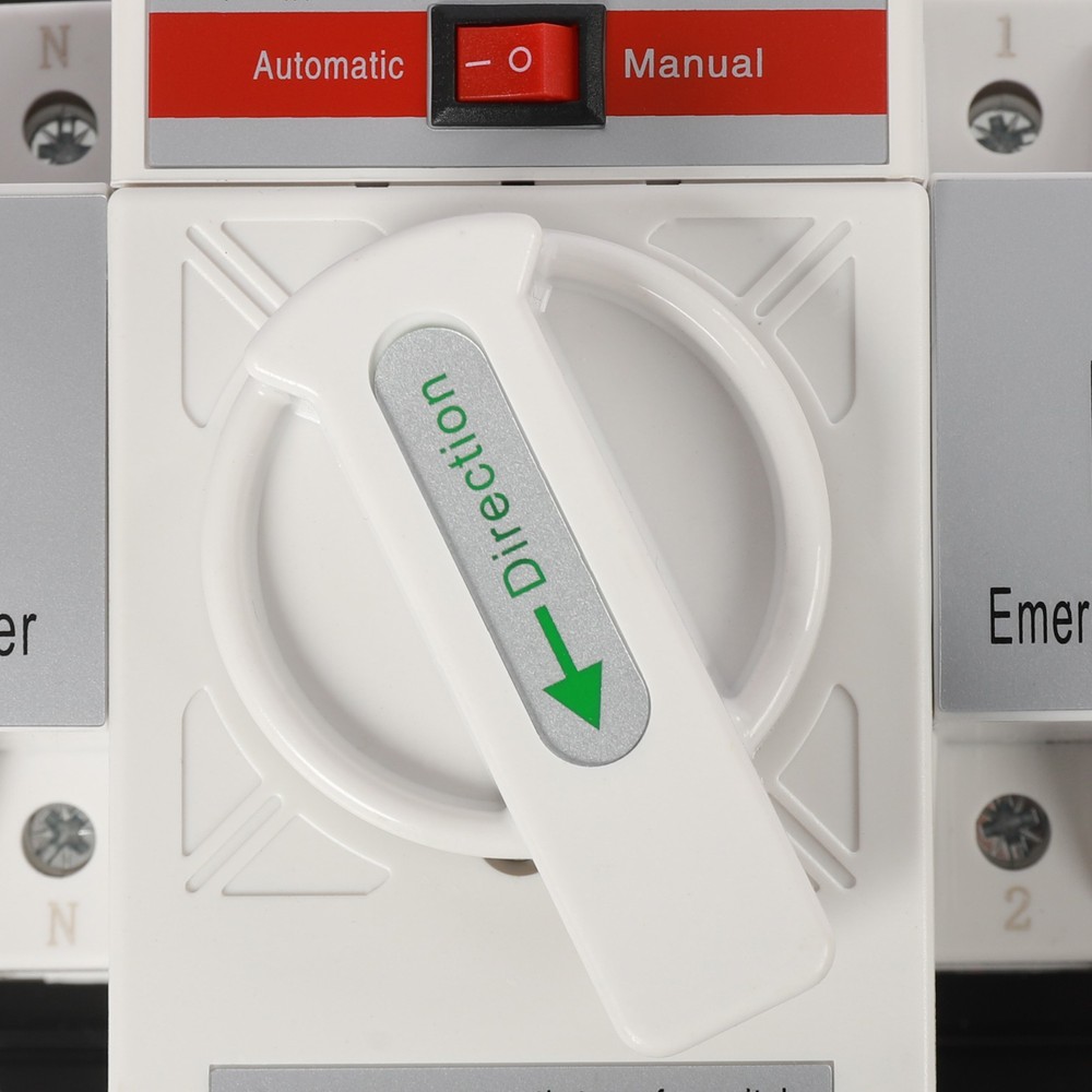 110V 2P 63A Mini Dual Power Automatic Transfer Switches Toggle Controller Change