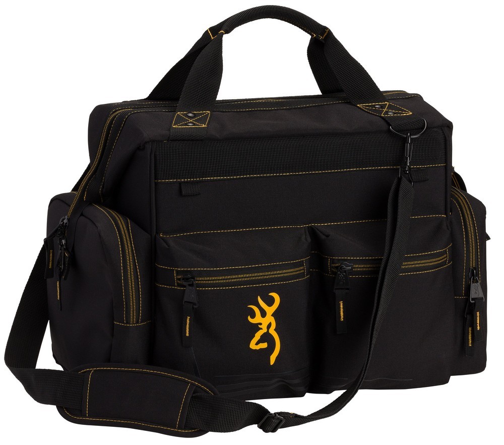 Browning Shooting Bag Large Multi-Pocketed Polyester Black - 121095899