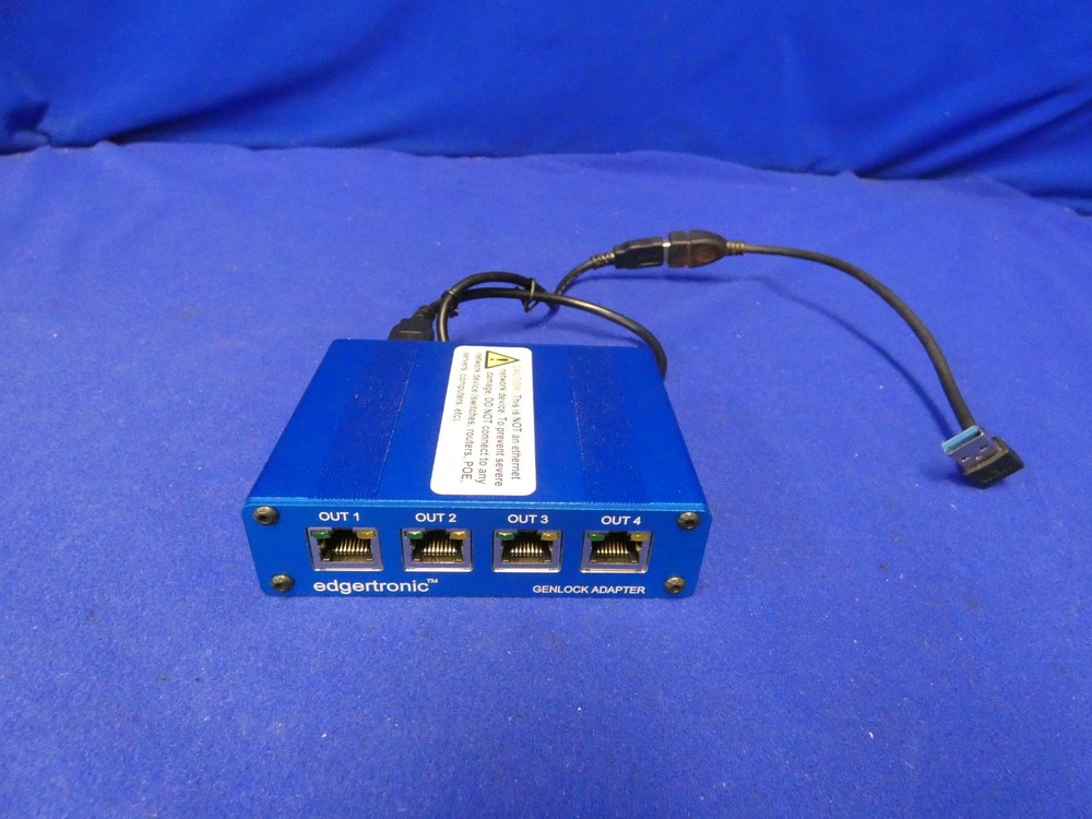 Edgertronic Genlock Adapter w/USB Cable