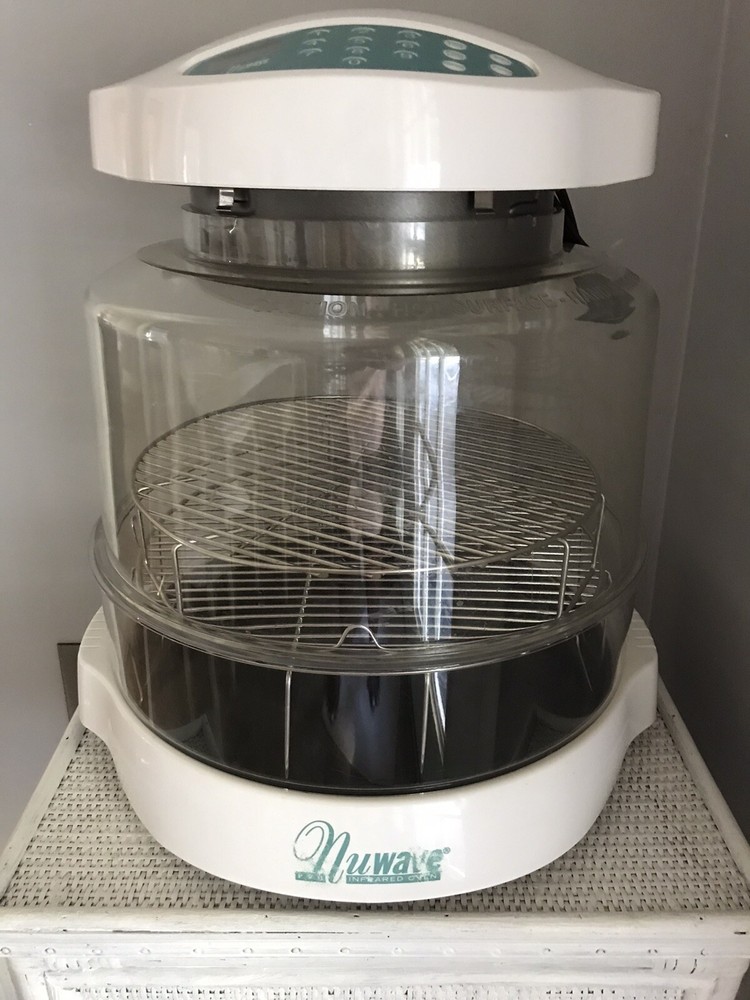 NuWave Pro Infrared Oven Earthware #20302 Blue White Case Pizza Liner & Flipper